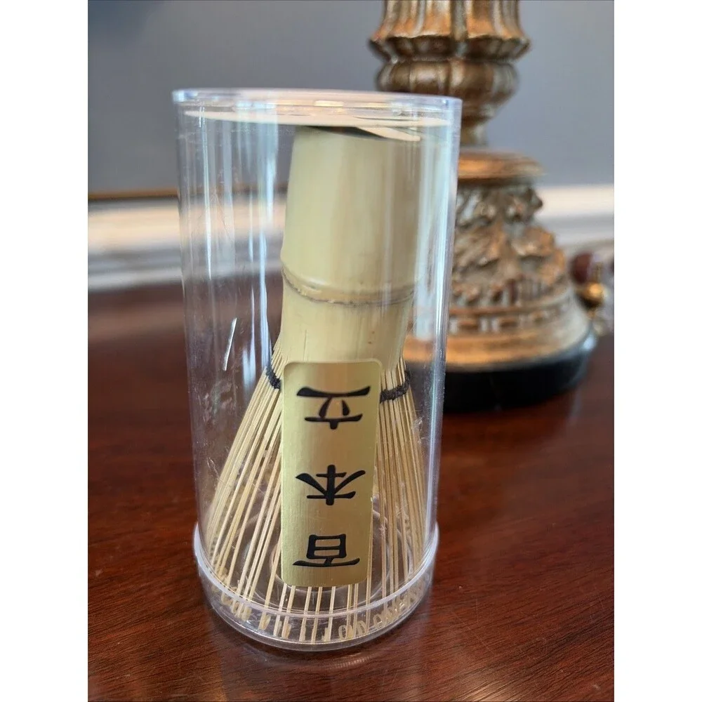 Traditional Japanese Handcrafted Bamboo Matcha Whisk Chasen 100 Prongs Authentic